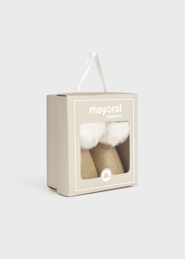Пінетки Mayoral 0-2 міс. Розмір 15 Золотистий 9965-10 фото